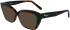 Salvatore Ferragamo SF2938 sunglasses in Tortoise/Dark Green
