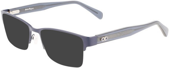 Salvatore Ferragamo SF2222 sunglasses in Matte Blue