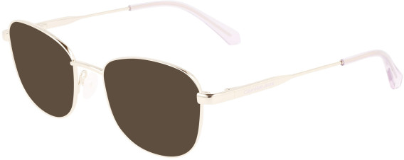 Calvin Klein Jeans CKJ22306 sunglasses in Gold