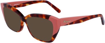 Salvatore Ferragamo SF2938 sunglasses in Red Tortoise/Rose