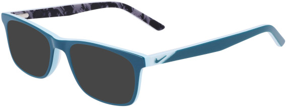 Nike NIKE 5547-46 sunglasses in Dark Teal Green/Worn Blue