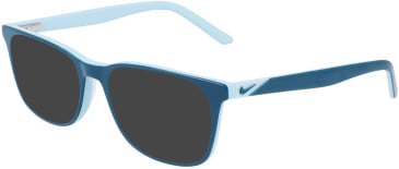 Nike NIKE 5546-47 sunglasses in Dark Teal Green/Worn Blue