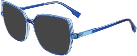 Karl Largerfield KL6096 sunglasses in Dark Blue/Azure