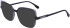 Karl Largerfield KL6096 sunglasses in Black/Grey