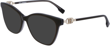 Karl Largerfield KL6092 sunglasses in Brown/Grey