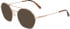 Calvin Klein CK20110 sunglasses in Rose Gold
