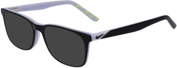 Nike NIKE 5546-49 sunglasses in Black/Wolf Grey
