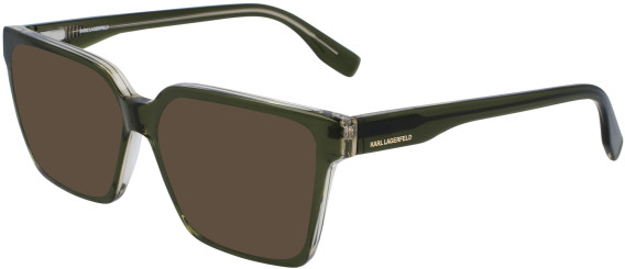 Karl Largerfield KL6097 sunglasses in Khaki/Crystal