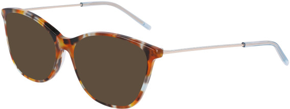 DKNY DK7009 sunglasses in Amber/Aqua Tortoise