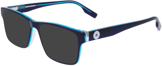 Converse CV5019Y-49 sunglasses in Crystal Obsidian/Blue