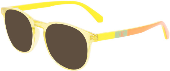 Calvin Klein Jeans CKJ22301 sunglasses in Yellow