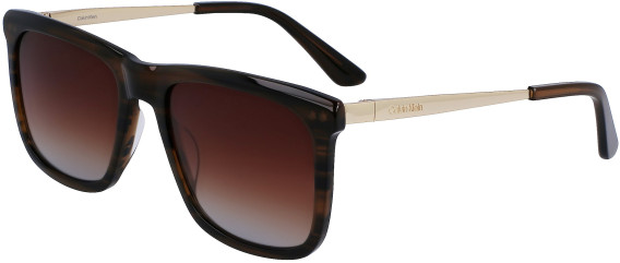Calvin Klein CK22536S sunglasses in Striped Brown