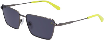 Calvin Klein Jeans CKJ22217S sunglasses in Dark Ruthenium/Gray