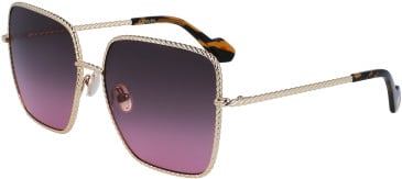 Lanvin LNV125S sunglasses in Gold/Gradient Grey Rose