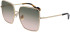 Lanvin LNV125S sunglasses in Gold/Gradient Peach