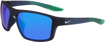 Nike NIKE BRAZEN FURY M FJ2264 sunglasses in Matte Midnight Navy/Turquoise