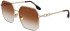 Victoria Beckham VB232S sunglasses in Gold/Honey