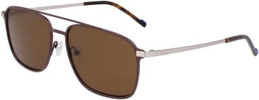 Zeiss ZS22116SP sunglasses in Satin Silver/Brown