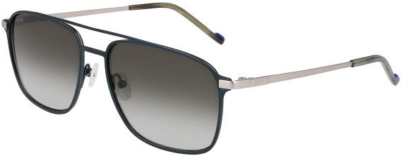Zeiss ZS22116S sunglasses in Satin Silver/Green