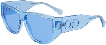 Salvatore Ferragamo SF1077S sunglasses in Transparent Azure