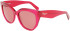 Salvatore Ferragamo SF1061S sunglasses in Trasparent Red