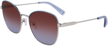 Longchamp LO164S sunglasses in Silver/Azure