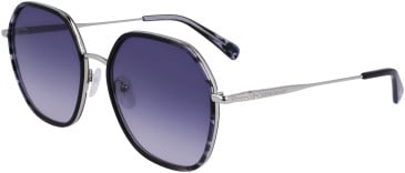 Longchamp LO163S sunglasses in Silver/Black Camou
