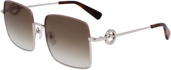 Longchamp LO162S sunglasses in Gold/Gradient Khaki