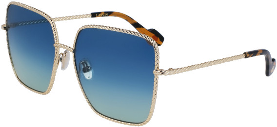 Lanvin LNV125S sunglasses in Gold/Gradient Blue Green