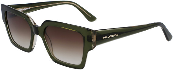 Karl Largerfield KL6089S sunglasses in Khaki/Crystal