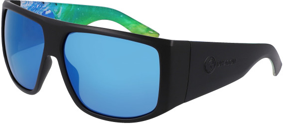 Dragon DR FIN LL CLARK LITTLE POLAR sunglasses in Matte Black/Blue