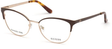Guess GU2796 glasses in Shiny Dark Brown