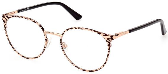Guess GU2913 glasses in Shiny Rose Gold