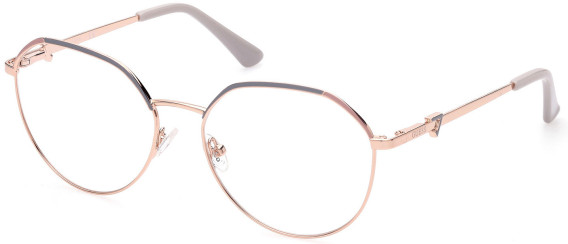 Guess GU2866 glasses in Shiny Rose Gold