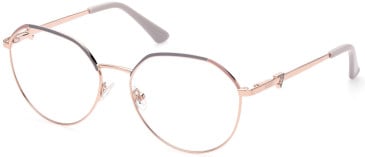 Guess GU2866 glasses in Shiny Rose Gold