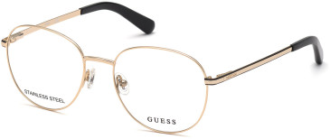 Guess GU50035 glasses in Pale Gold