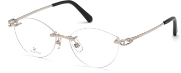 Swarovski SK5399 glasses in Shiny Palladium