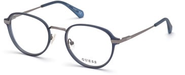 Guess GU50040 glasses in Matte Blue