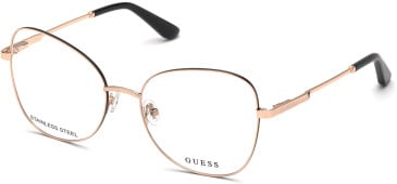 Guess GU2850 glasses in Shiny Rose Gold