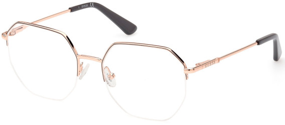 Guess GU2935 glasses in Shiny Rose Gold