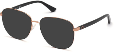 Guess GU2816 sunglasses in Shiny Black