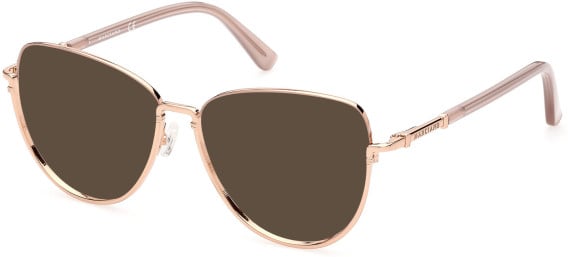 Guess by Marciano GM0379 sunglasses in Shiny Rose Gold