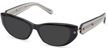 Swarovski SK5476 sunglasses in Shiny Black