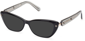 Swarovski SK5478 sunglasses in Shiny Black