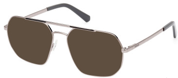 Guess GU50075 sunglasses in Shiny Light Nickeltin
