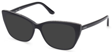 Guess GU2852 sunglasses in Shiny Black