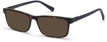 Guess GU50015-56 sunglasses in Dark Havana