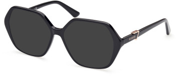 Guess GU2875 sunglasses in Shiny Black
