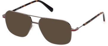 Gant GA3246 sunglasses in Shiny Dark Nickeltin