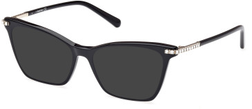 Swarovski SK5471 sunglasses in Shiny Black